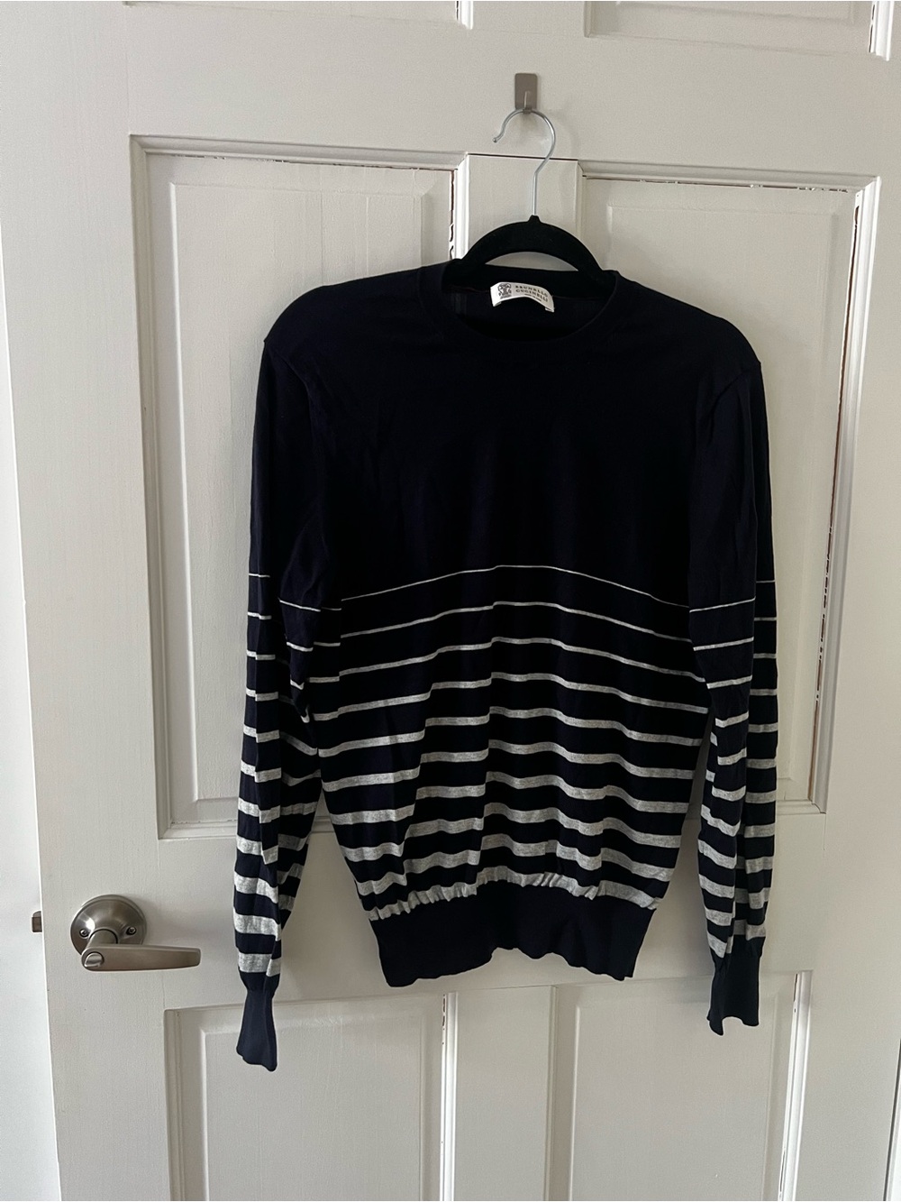 Brunello Cucinelli stripe Crewneck Shirt men